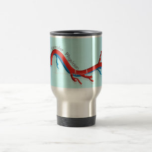 Mug De Voyage Cadeaux vasculaires uniques de médecin