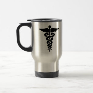 Mug De Voyage Caducée Médicale de symbole