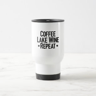 Mug De Voyage Café comme vin Répéter