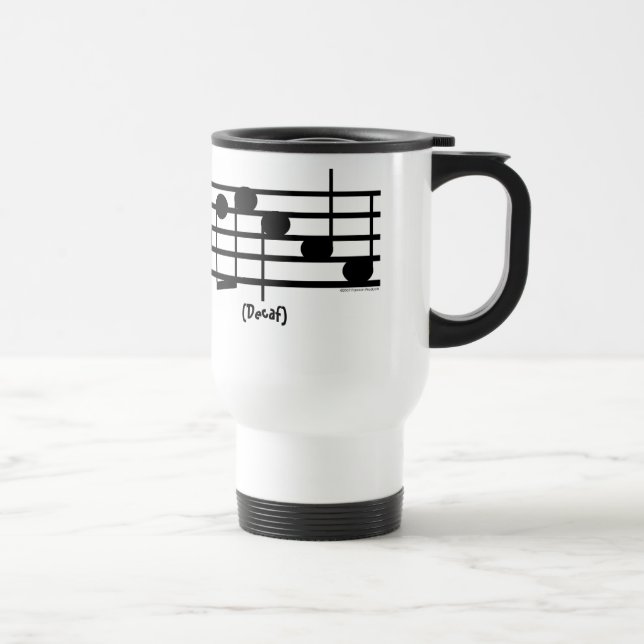 Mug De Voyage Café de clef triple de "Decaf"/récipient de thé (Droite)