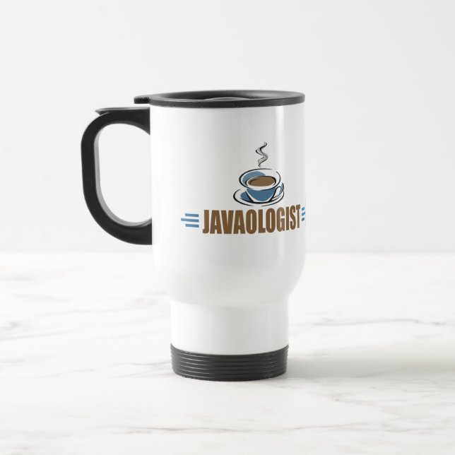 Mug De Voyage Café Drôle (Gauche)