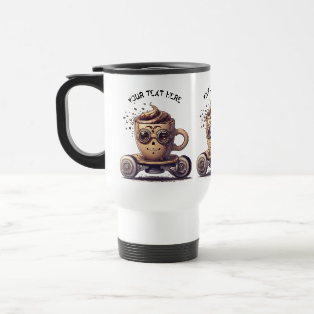 MUG DE VOYAGE CAFÉ INTELECTUEL DANS UN SKATER (Gauche)