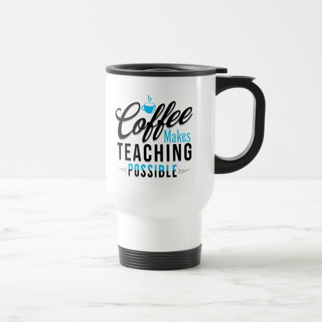 Mug De Voyage Café rend l'enseignement possible 2 Voyage Mug (Droite)