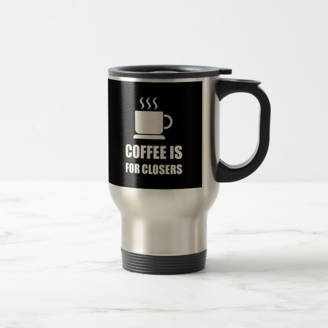 Mug De Voyage Cafés pour le représentant de ventes de Closers (Droit)