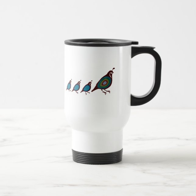 Mug De Voyage Cailles (Droite)