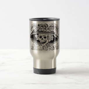 Mug De Voyage Calavera Garbancera (Catrina) par José Posada