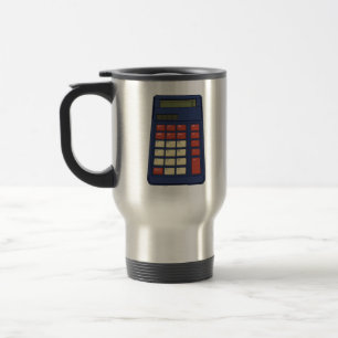 Mug De Voyage Calculatrice des années 80 90 Math School Nostalgi