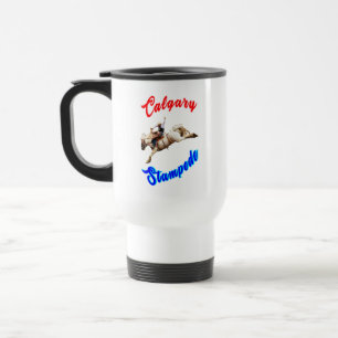 Mug De Voyage Calgary Canada Chevaux Juillet Riders Calgary Stam