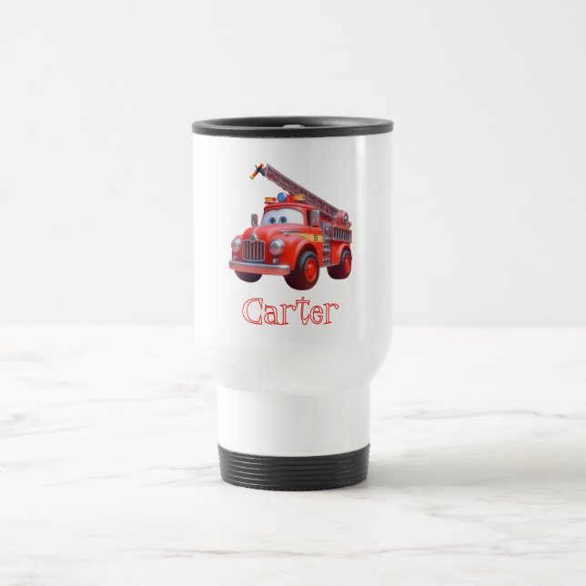Mug De Voyage Camion de pompiers mignon (Centre)