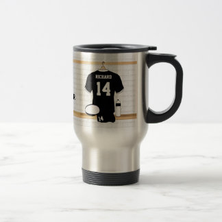Mug De Voyage Camions de ventilateur de rugby personnalisés uniq