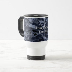 Mug De Voyage Camouflage bleu militaire américain