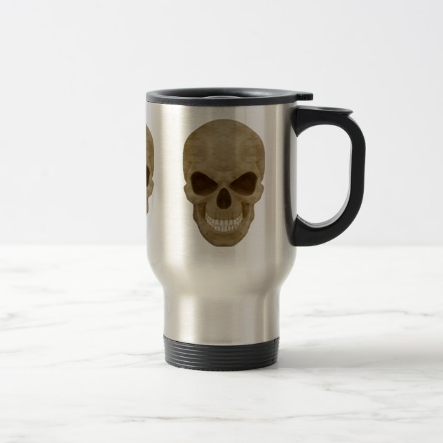 Mug De Voyage Camouflage Crâne Voyage Mug (Droit)