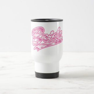 Mug De Voyage Camouflage d'une mariée rose