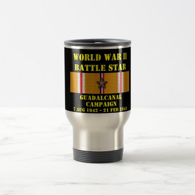 Mug De Voyage Campagne de Guadalcanal (Centre)
