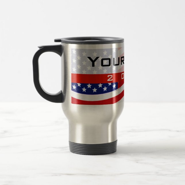 Mug De Voyage Campagne politique, bannière étoilée de CYO (Gauche)