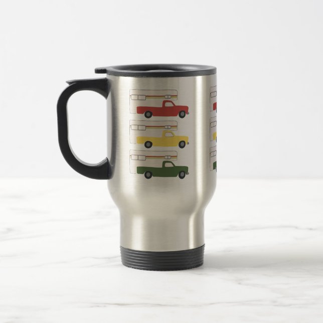 Mug De Voyage Camper Camper RV Motorhome Camping Rasta (Gauche)