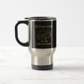 Mug De Voyage Camper Vans Nouveaux Manoirs Or