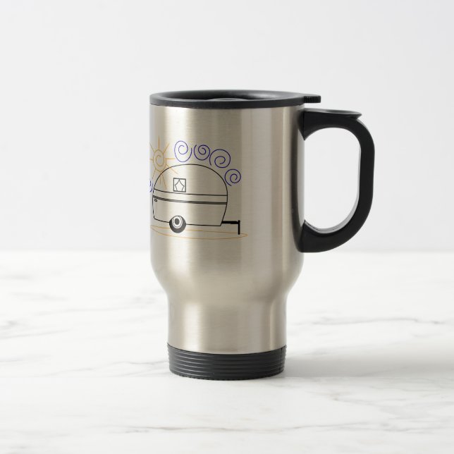 Mug De Voyage Campeur (Droit)