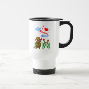 Mug De Voyage Canada Beaver Loves Manitoba