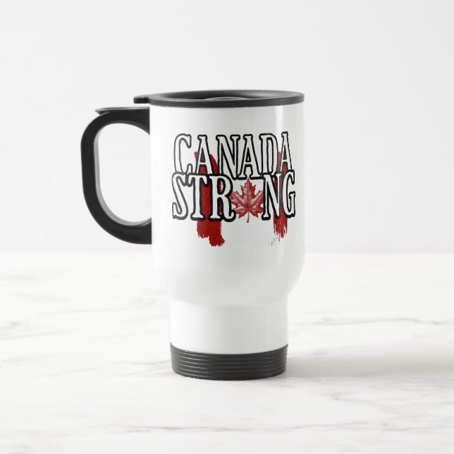 Mug De Voyage Canada Fort Drapeau canadien Feuille d'érable (Gauche)