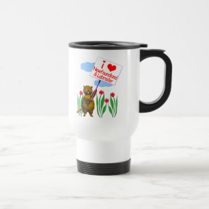 Mug De Voyage Canadian Beaver Loves Terre-Neuve, Labrador