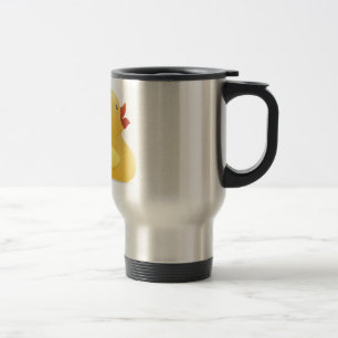 Mug De Voyage Canard en caoutchouc jaune