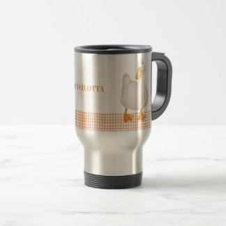 Mug De Voyage Canard personnalisé – Conception d'animal de ferme