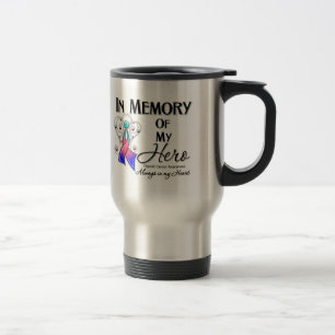 Mug De Voyage Cancer de la thyroïde dans la mémoire de mon hé