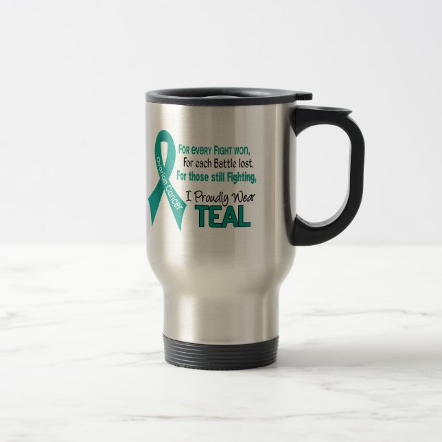 Mug De Voyage Cancer ovarien pour le chaque ..... je porte (Droit)