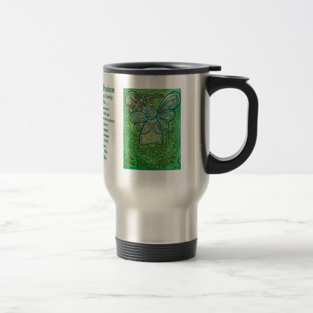 Mug De Voyage Cancer Poem Guardian Angel Art Café Coupe (Droit)