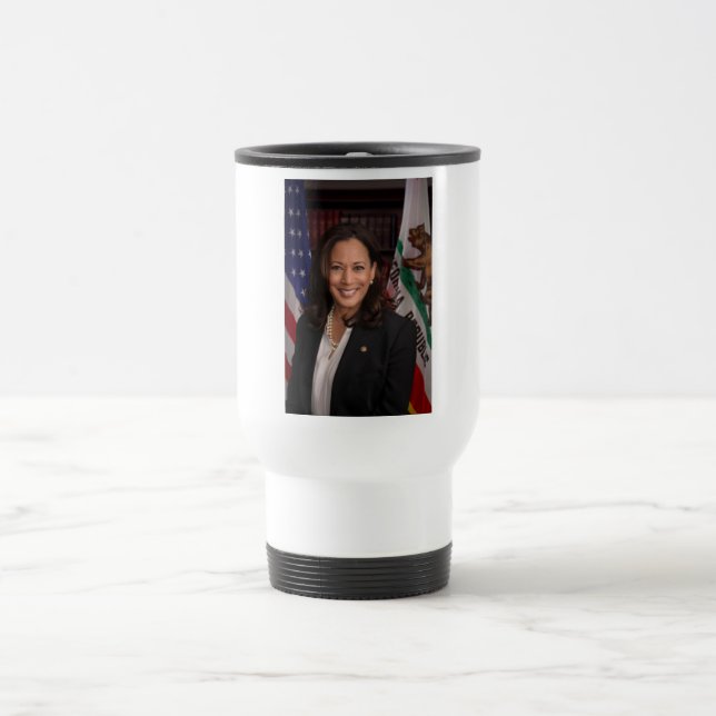 Mug De Voyage Candidat Kamala Harris à la présidence US 2024 (Centre)