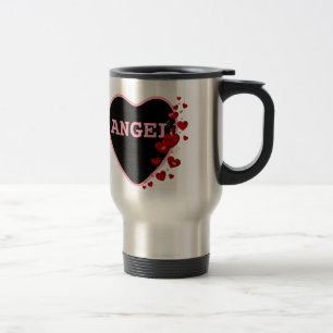 Mug De Voyage Candy rose Angel Coeur Valentine Design 2