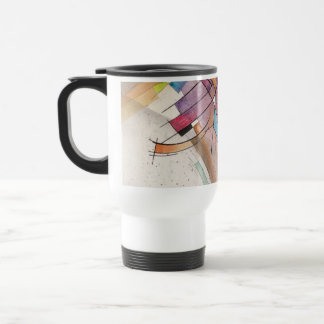 Mug De Voyage CANTATA en TONALITÉ PASTELLEUSE Art Abstrait