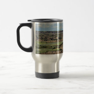 Mug De Voyage Canyon peint dans les bad-lands du Dakota du Nord