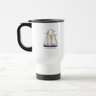 Mug De Voyage Cap Canaveral Côtier Nautique Voile
