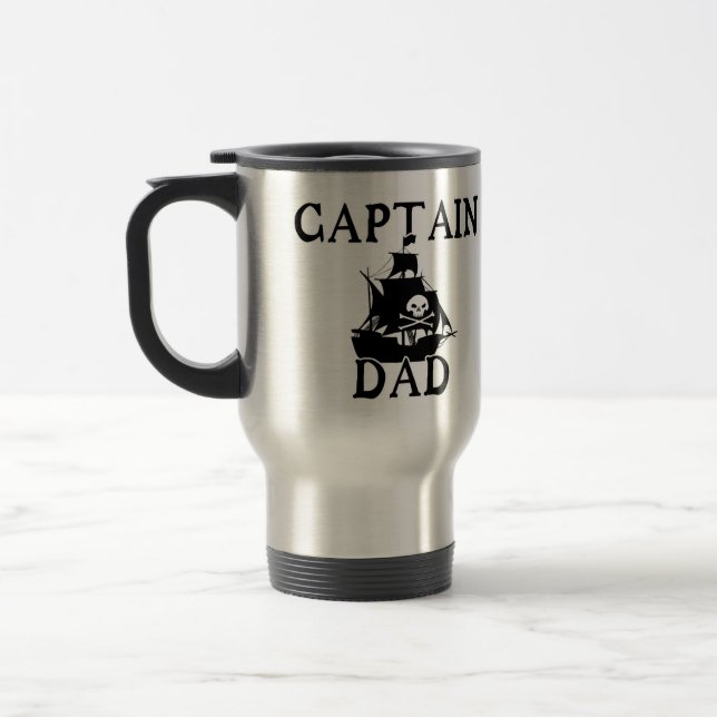 Mug De Voyage Capitaine Papa - Ghosts Galleon (Gauche)