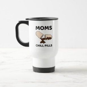 Mug De Voyage Capsule de grains de café Moms Chill Pills