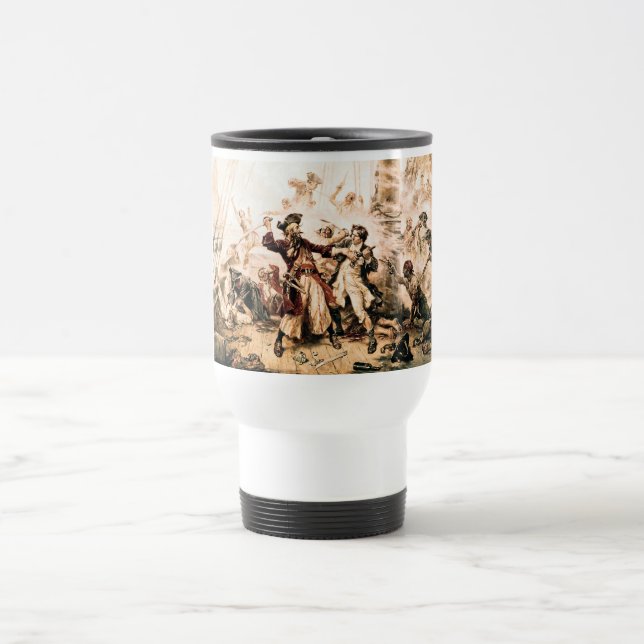 Mug De Voyage Capture, Barbe noire pirate, Revenge de la reine A (Centre)