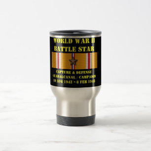Mug De Voyage Capture Et Défense De La Campagne De Guadalcanal
