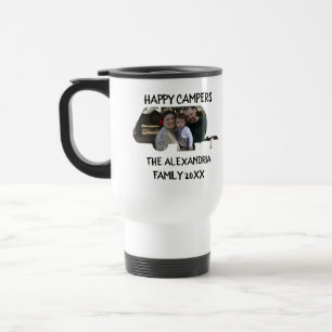 Mug De Voyage Caravane personnalisées caravane famille photo heu