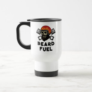 Mug De Voyage CARBURANT Drôle Drôle Crâne homme et flammes Joke