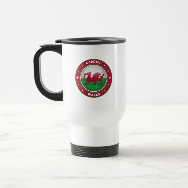 Mug De Voyage Cardiff Wales (Gauche)