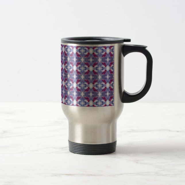 Mug De Voyage Cardinaux dans la neige (Droit)