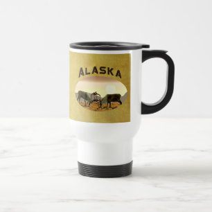 Mug De Voyage Caribou Duel - Alaska