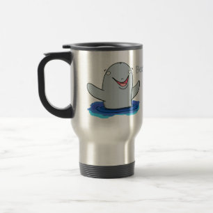 Mug De Voyage Caricature adorable de marsouin
