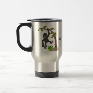 Mug De Voyage Caricature de bébé gorille joyeux