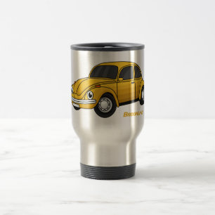Mug De Voyage Caricature de voiture classique