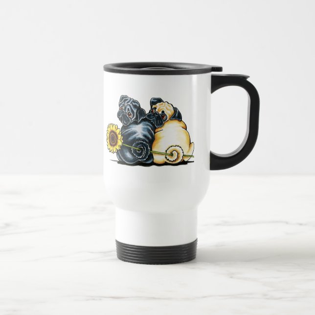 Mug De Voyage Carlins ensoleillés (Droite)