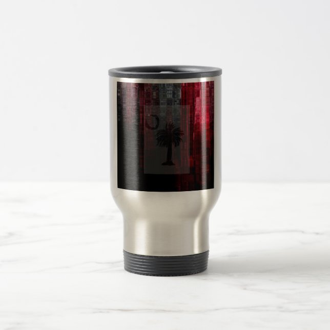 Mug De Voyage Carolina Palm - Conception Burgandy (Centre)