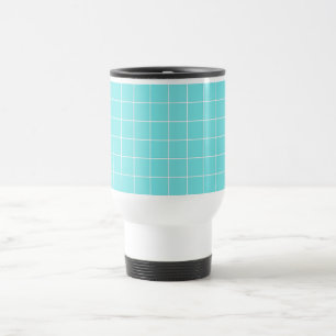 Mug De Voyage Carreau carré comme Motif chèque